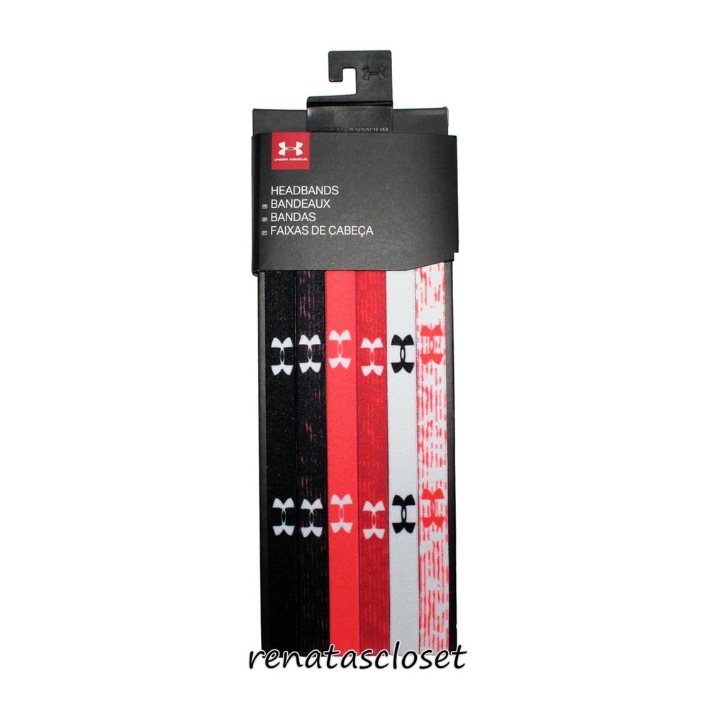 Under Armour Women's UA 6-pc Mini Headbands NWT/NIP